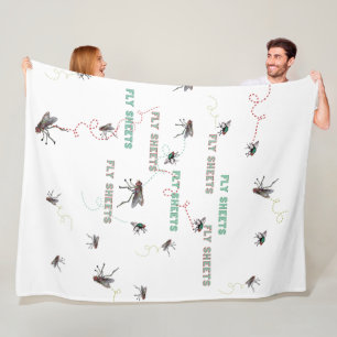 fly sheets doesn't refer to sheets with flies  fleece blanket