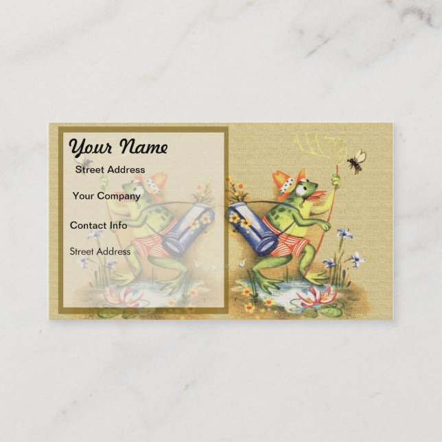 Fly Swatter Business Card (Front)