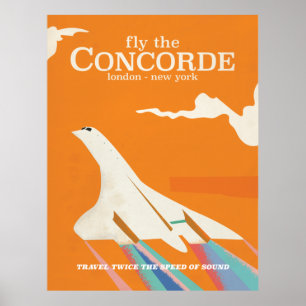 Fly the Concorde Poster