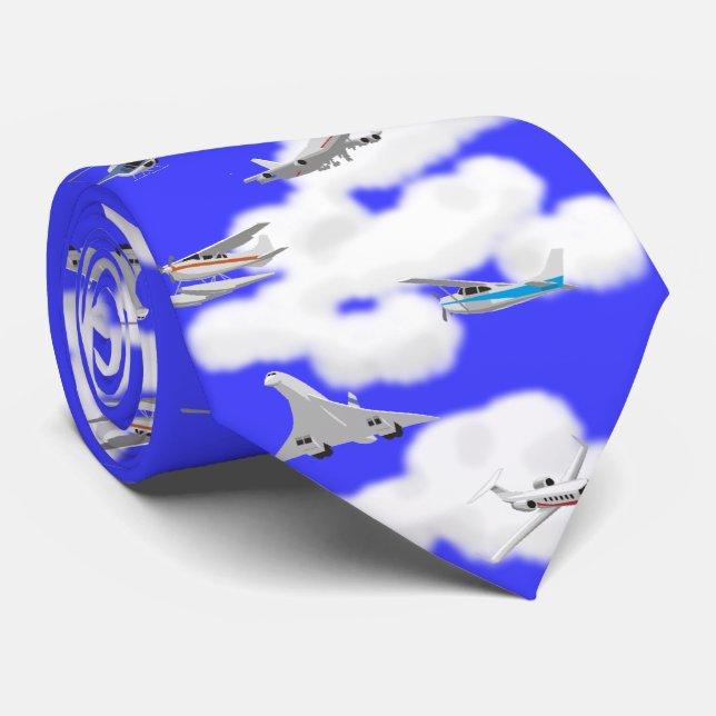 Fly The Friendly Skies Tie (Rolled)