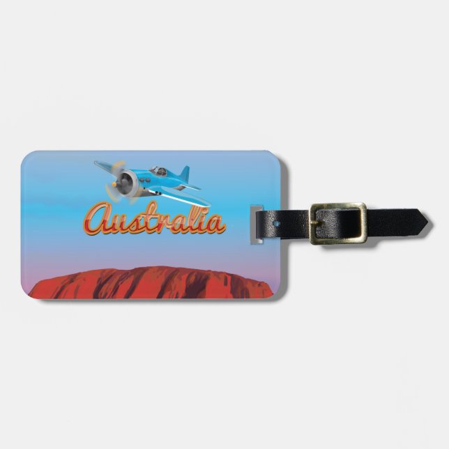 Fly To Australia Luggage Tag (Front Horizontal)