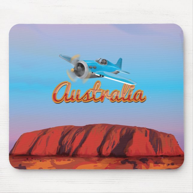 Fly To Australia Mouse Pad (Front)