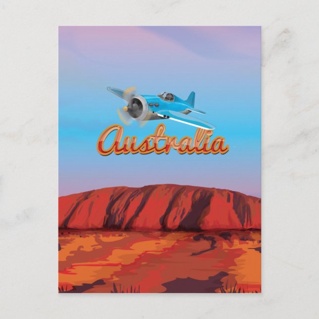 Fly To Australia Postcard (Front)