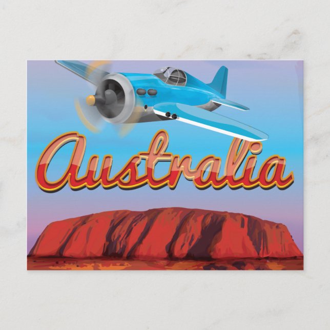 Fly To Australia Postcard (Front)