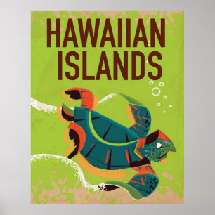 Fly to Australia Vintage travel poster