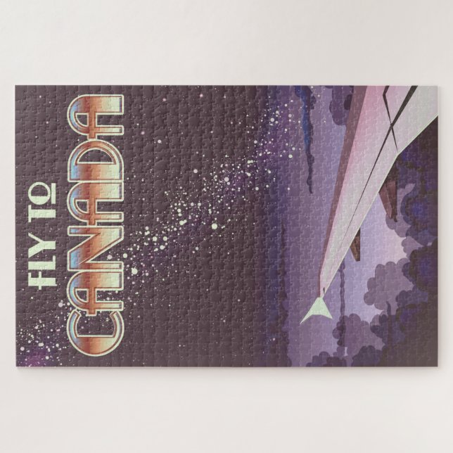 Fly To Canada Jigsaw Puzzle (Horizontal)