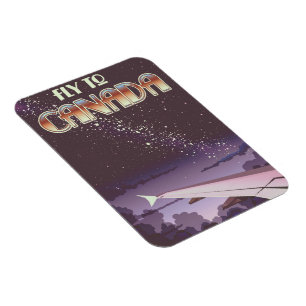 Fly To Canada Magnet