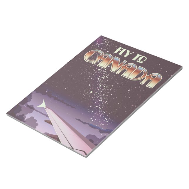 Fly To Canada Notepad (Angled)