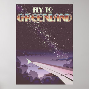 Fly To Greenland Poster