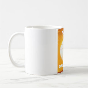 Fly to Saudi Arabia vintage travel poster Coffee Mug