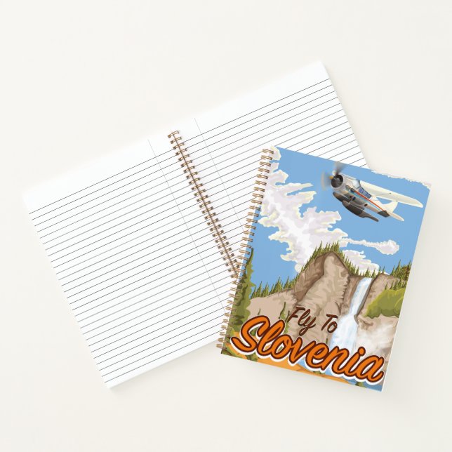 Fly To Slovenia Notebook (Inside)