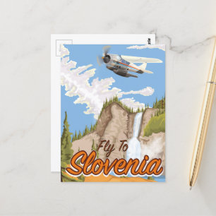 Fly To Slovenia Postcard