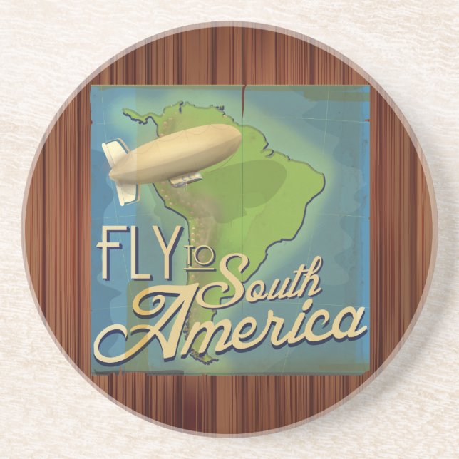 Fly To South America Coaster (Front)