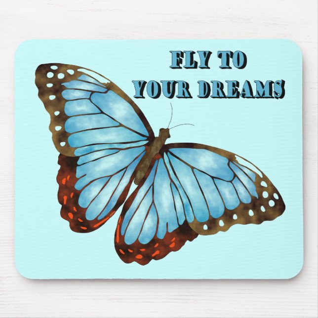 Fly to Your Dreams Mouse Pad (Front)