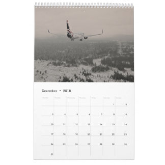 Fly UK 2018 Calendar