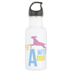 Fly With a Dog 532 Ml Water Bottle