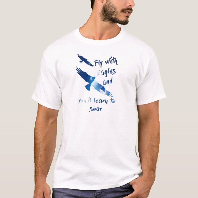 Fly with eagles T-Shirt (Front)