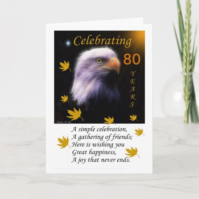 Fly With The Eagles / Celebrate Card (Front)