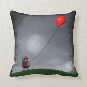 Fly Your Little Red Balloon Cushion