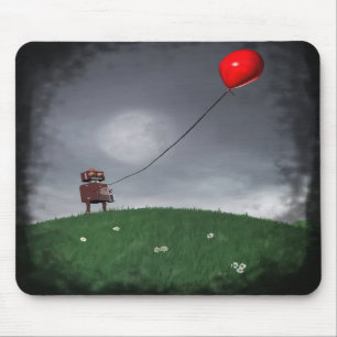 Fly Your Little Red Baloon Mousepad