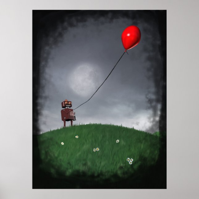 Fly Your Little Red Baloon Poster (Front)