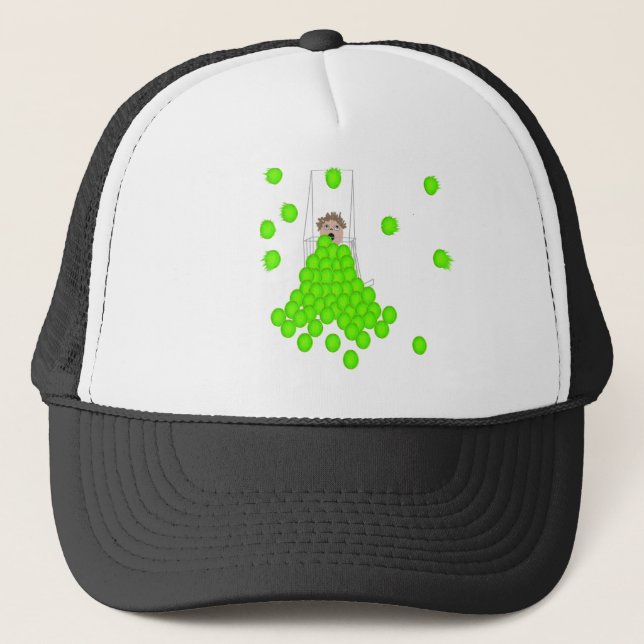 Flyball Ball Shagger Trucker Hat (Front)