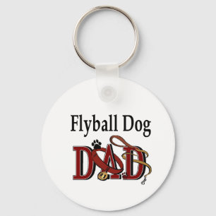 Flyball Dog Gifts Key Ring
