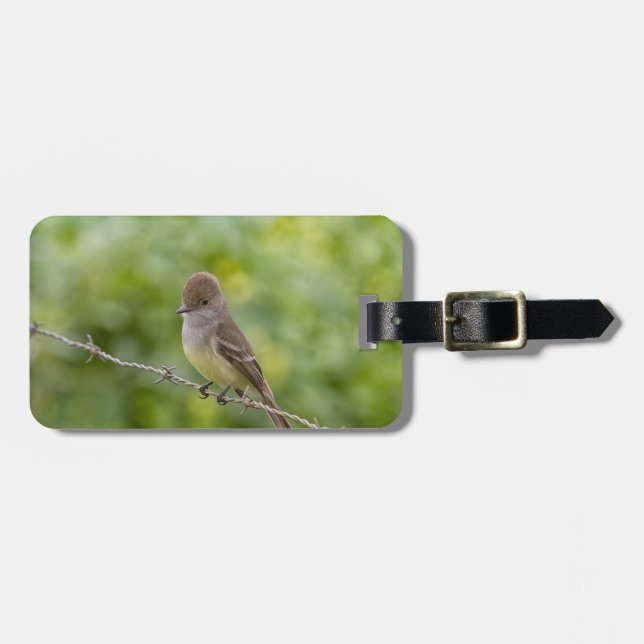 Flycatcher Luggage Tag (Front Horizontal)