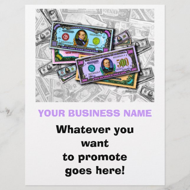 Flyer - Big Bucks Pop Art (Front)