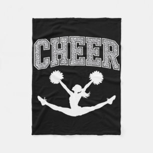 Flyer Cheer Leader Cheerleading Team Cheerleader G Fleece Blanket