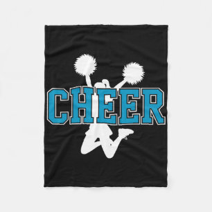Flyer Cheer Leader Cheerleading Team Cheerleader G Fleece Blanket