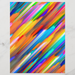 Flyer Colourful digital art splashing G391