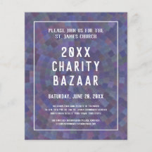 Flyer for a Charity Event, Bazaar or Pot Luck