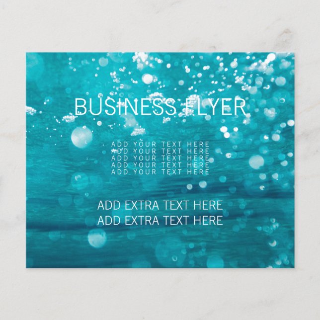 FLYER FOR BUSINESS  : OCEAN WATER (Front)