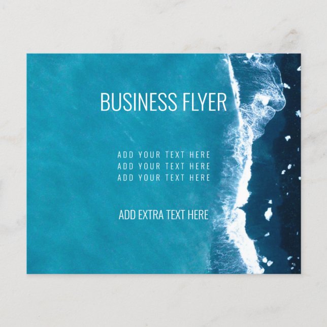 FLYER FOR BUSINESS  : SEA WAVES (Front)