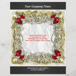 Flyer template Christmas promotions marketing