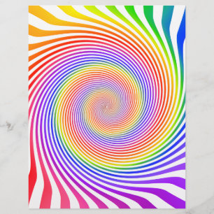 Flyer Template: Colourful Spiral Design