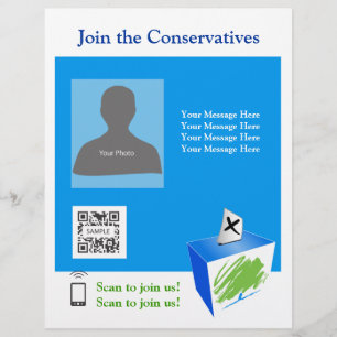 Flyer Template Conservative Party