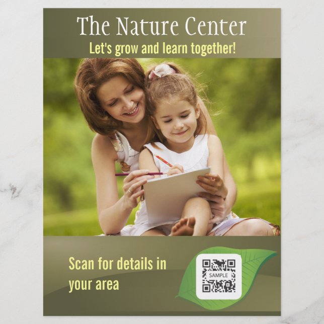 Flyer Template Nature Centre (Front)