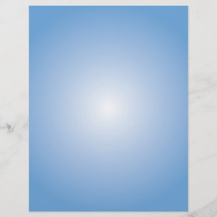 Flyer Template: Radial Gradient: Blue
