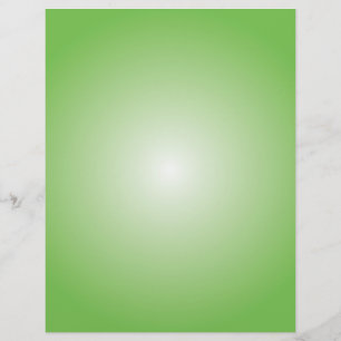Flyer Template: Radial Gradient: Green