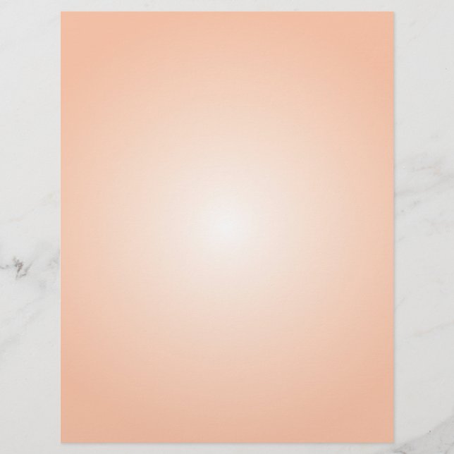 Flyer Template: Radial Gradient: Light Orange (Front)