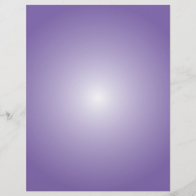 Flyer Template: Radial Gradient: Purple (Front)