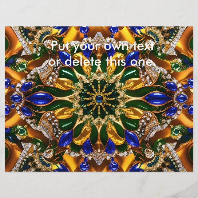 Flyer with Brazil Colours Design (Front)