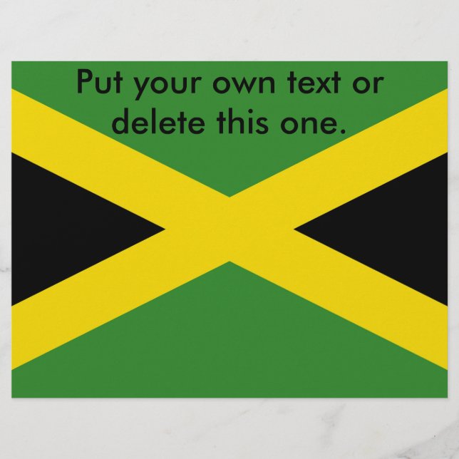Flyer with Flag of Jamaica (Front)