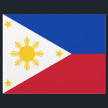 Flyer with Flag of Philippines<br><div class="desc">Add a touch of Filipino pride to your announcements with our exclusive flyer featuring the flag of the Philippines! Crafted with meticulous attention to detail, this flyer is more than just an informative handout—it’s a vibrant celebration of national identity and cultural heritage. Showcasing the iconic Philippine flag in a bold...</div>