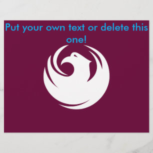 Flyer with Flag of Phoenix, Arizona