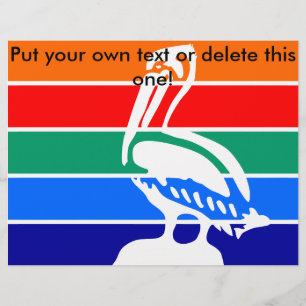 Flyer with Flag of St. Petersburg