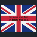 Flyer with Flag of United Kingdom<br><div class="desc">Capture attention with our flyer featuring the flag of the United Kingdom! Crafted with meticulous attention to detail, this flyer is more than just a promotional tool; it’s a celebration of the UK’s rich heritage and cultural pride. The design prominently displays the iconic Union Jack, adding a bold and distinguished...</div>