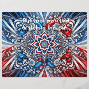 Flyer with French Colours Design